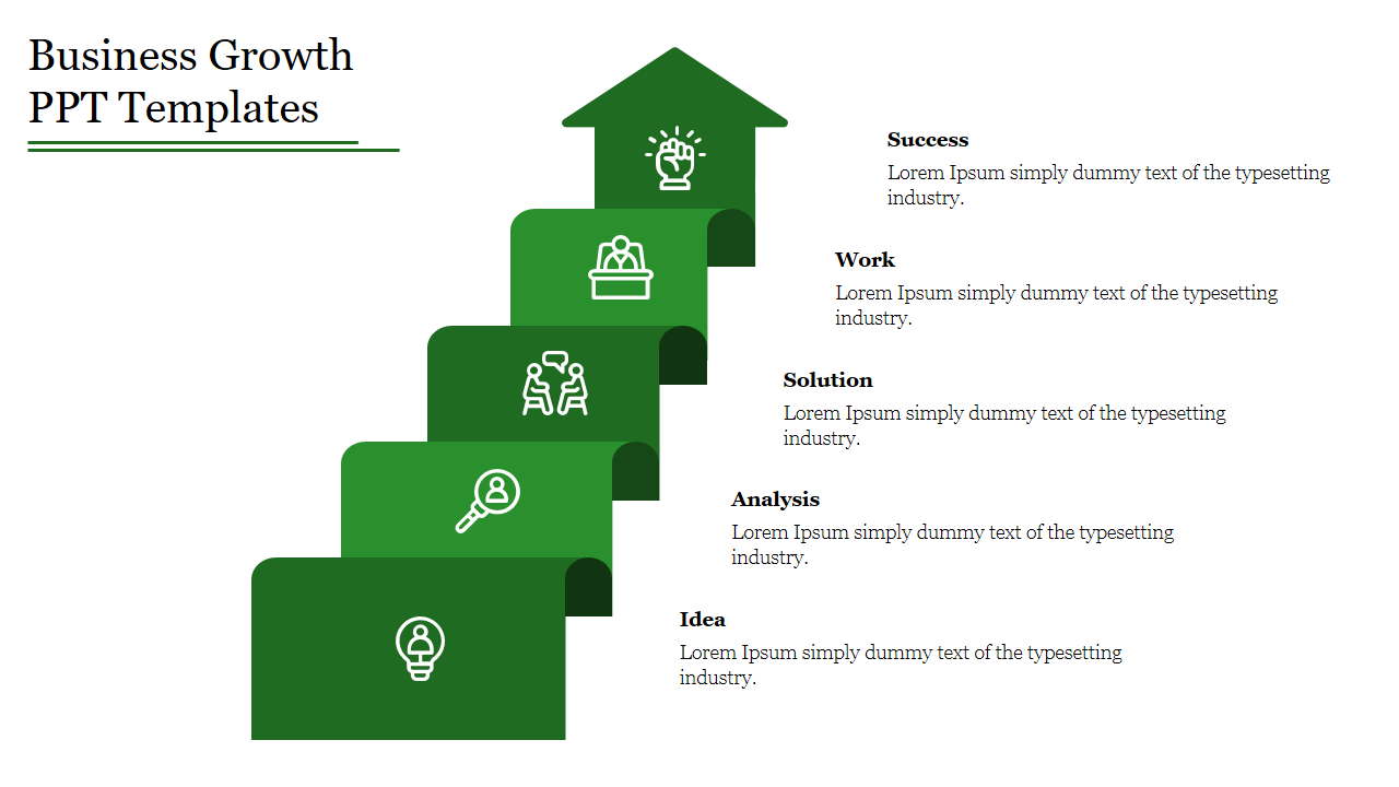 Business Growth PPT Templates-5-Green